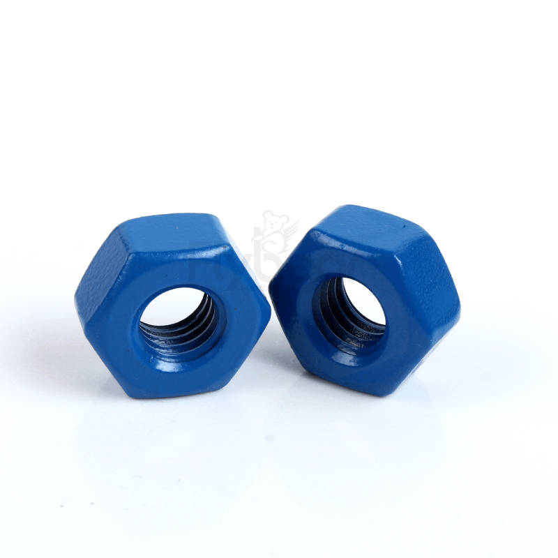 鍍藍(lán)色鐵氟龍720H 美制六角螺母