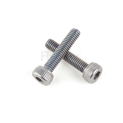 SCM435合金鋼12.9級藍(lán)色鋅鎳合金內(nèi)六角圓柱頭螺釘全牙滾花DIN912