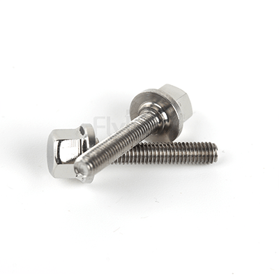 304不銹鋼拋光處理定制法蘭面不帶防滑齒螺釘定制D6974