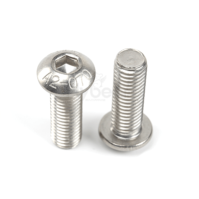 304不銹鋼A2-70內(nèi)六角平圓頭螺釘ISO7380-1