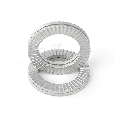 S60C彈簧鋼達克羅DACROMET(1000h)雙疊自鎖墊圈DIN25201