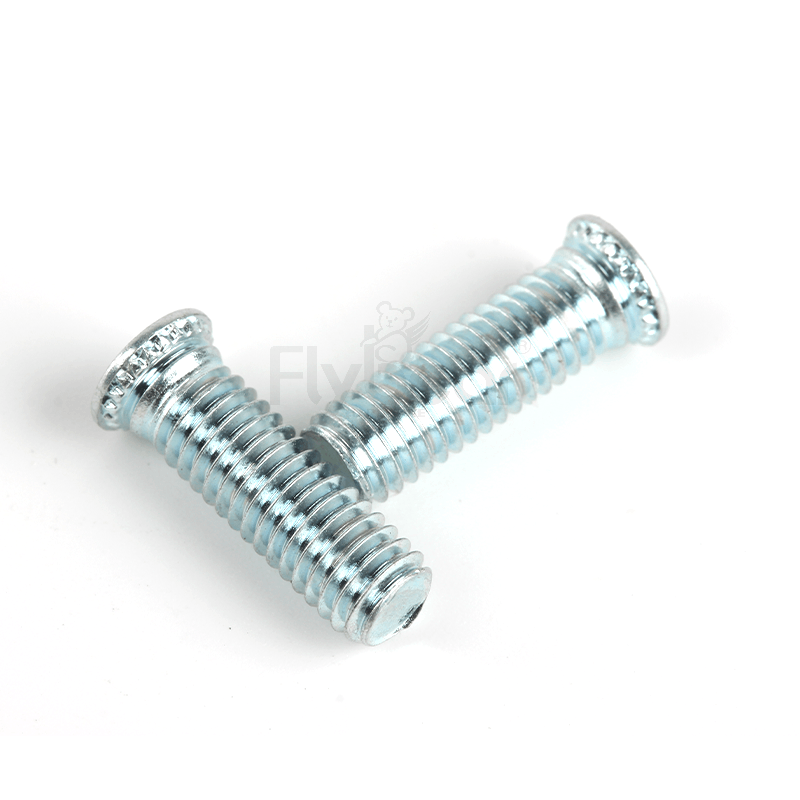 碳鋼9.8級藍(lán)白鋅定制壓鉚螺釘定制D5405