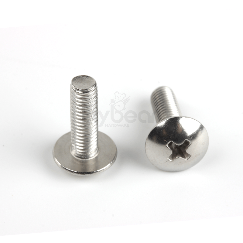 304不銹鋼十字槽扁頭螺釘ASMEB18.6.3T