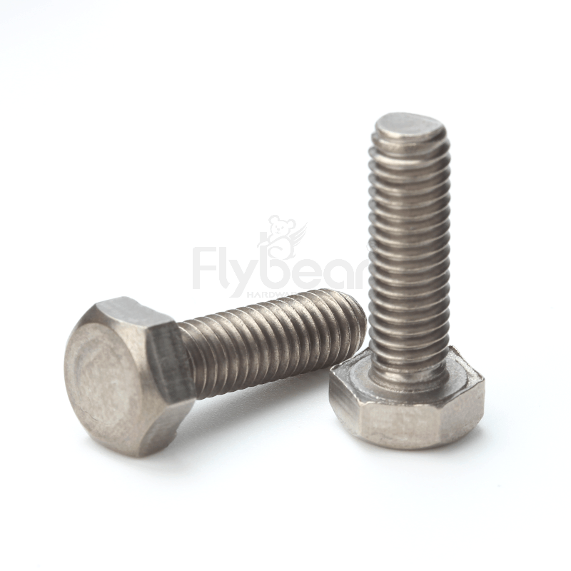 TA2鈦本色外六角全牙螺栓GB5783