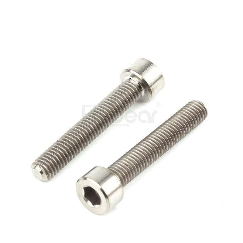 TC4鈦合金(抗拉強(qiáng)度≥900Mpa)內(nèi)六角圓柱頭全牙無滾花螺釘GB70.1