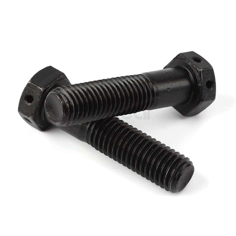 六角頭頭部帶孔半牙螺栓GB32.1