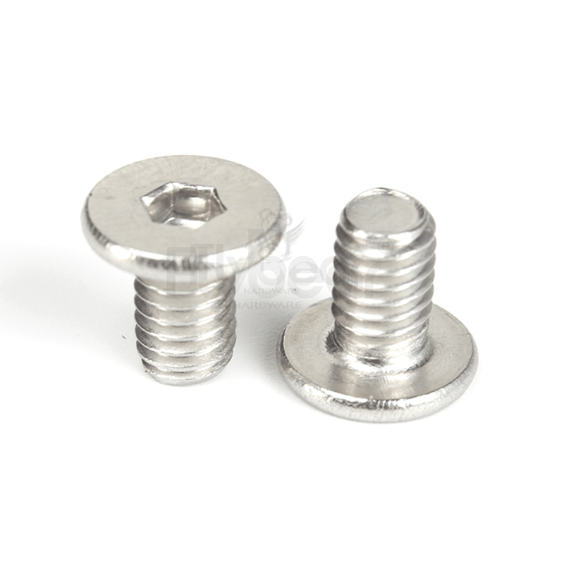 不銹鋼內(nèi)六角扁平頭機螺釘D6781