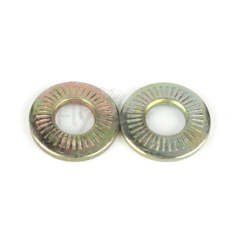 彈簧鋼彩鋅鋸齒錐面彈簧墊圈NFE25-511M