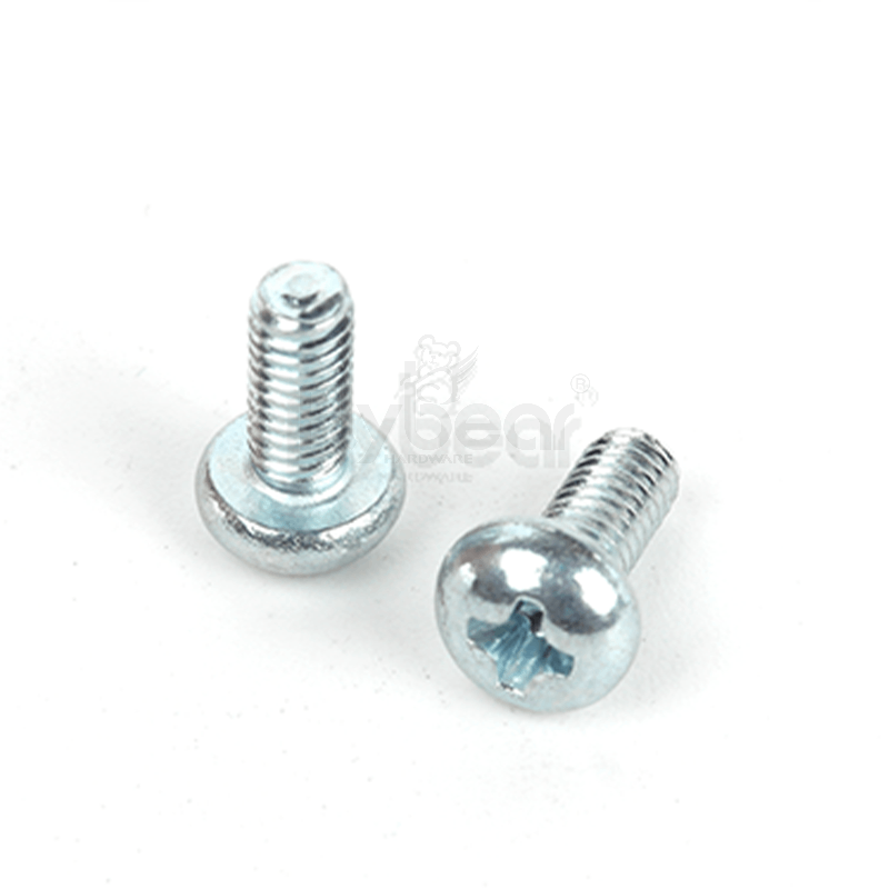 碳鋼4.8級(jí)環(huán)保藍(lán)白鋅十字槽盤頭螺釘GB818