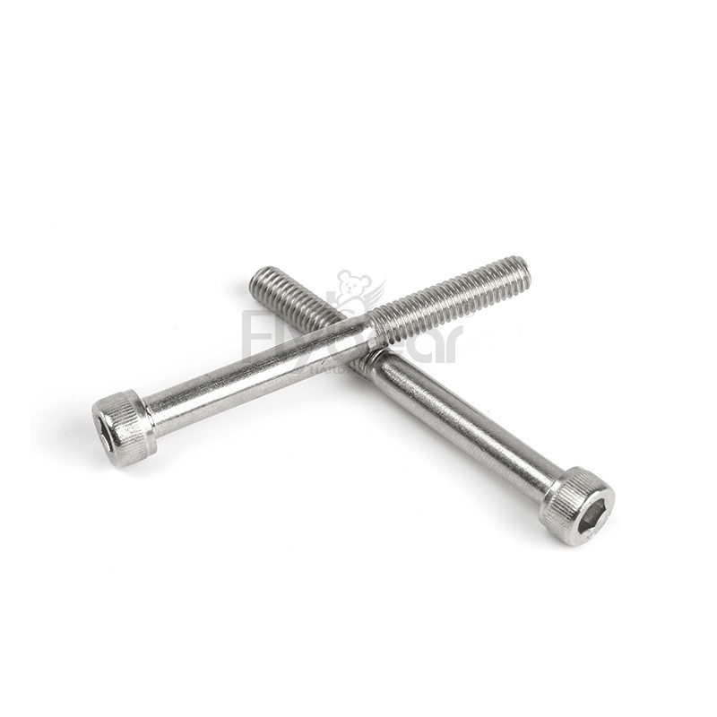 304不銹鋼A2-70內(nèi)六角圓柱頭螺釘半牙滾花DIN912