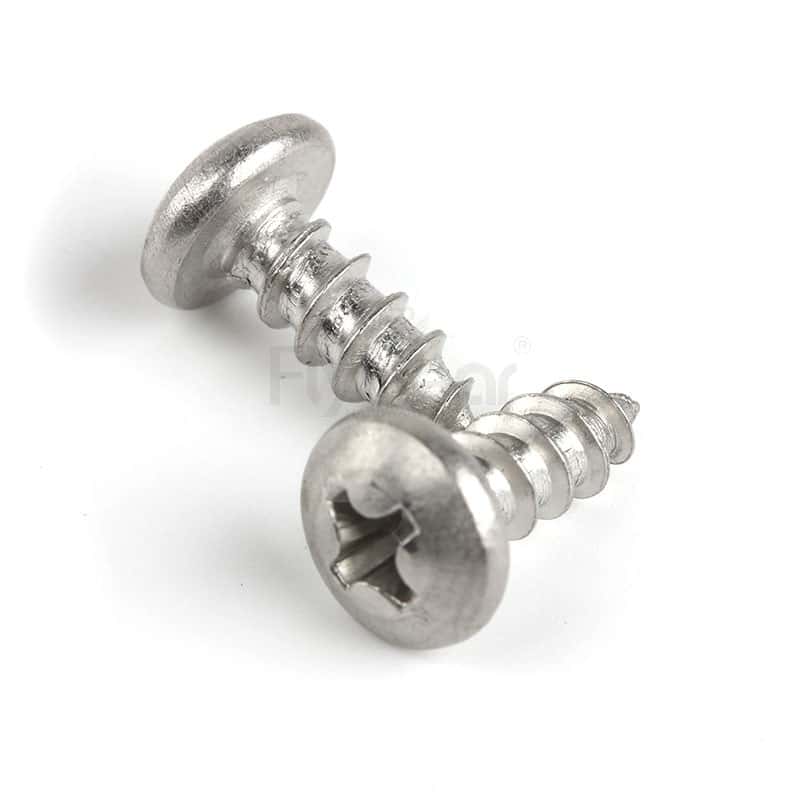 304不銹鋼鈍化處理十字槽盤頭自攻螺釘ANSIB18.6.4P