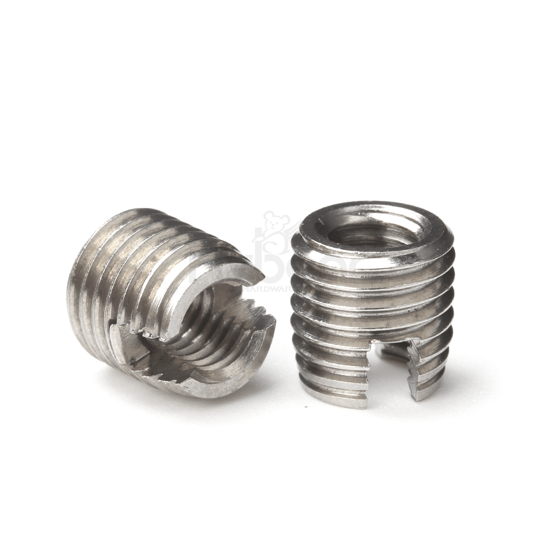 303不銹鋼鈍化處理48h(開(kāi)槽型)自攻螺套