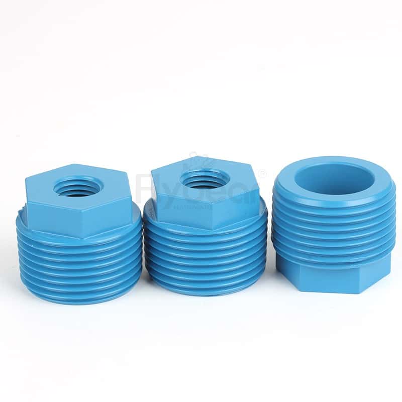 碳鋼電泳+藍(lán)色噴漆定制外六角螺紋襯套定制