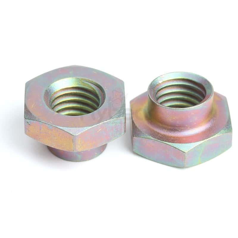碳鋼彩鋅六角全金屬鎖緊螺母GB1337