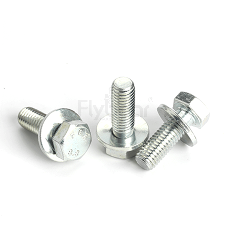 碳鋼8.8級(jí)環(huán)保藍(lán)白鋅鍍厚5≥μm六角頭螺栓和錐形彈性墊圈組合件GB9074.32